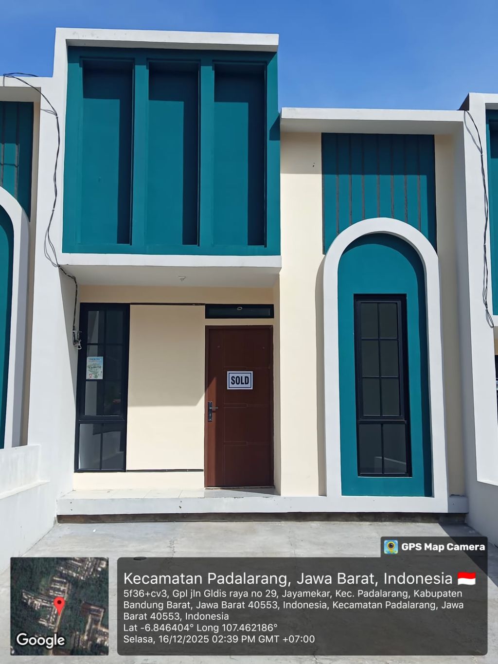 foto tampak rumah tipe 30 1 Lantai Landed (287) perumahan G-Land Padalarang Valley