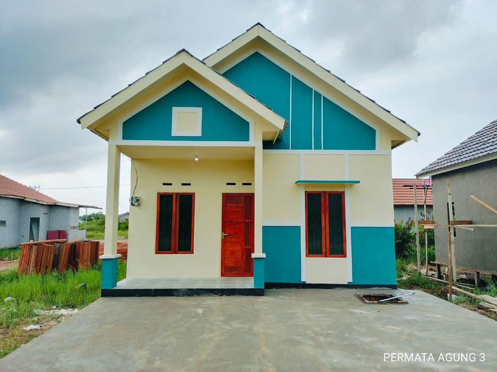 foto tampak rumah tipe 36 perumahan PERMATA AGUNG 5