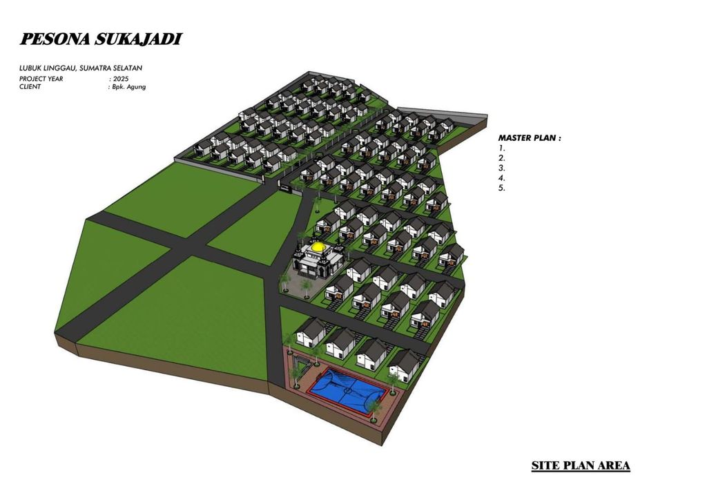 foto denah rumah tipe 36 perumahan GRIYA PESONA SUKAJADI