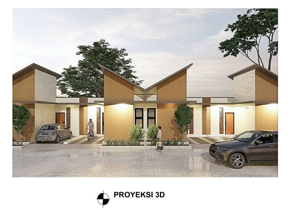 foto tampak rumah tipe 31/60 perumahan Bin Dawood Residence