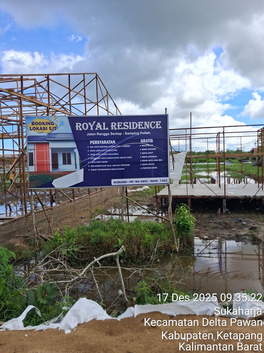 foto posisi tengah perumahan ROYAL RESIDENCE