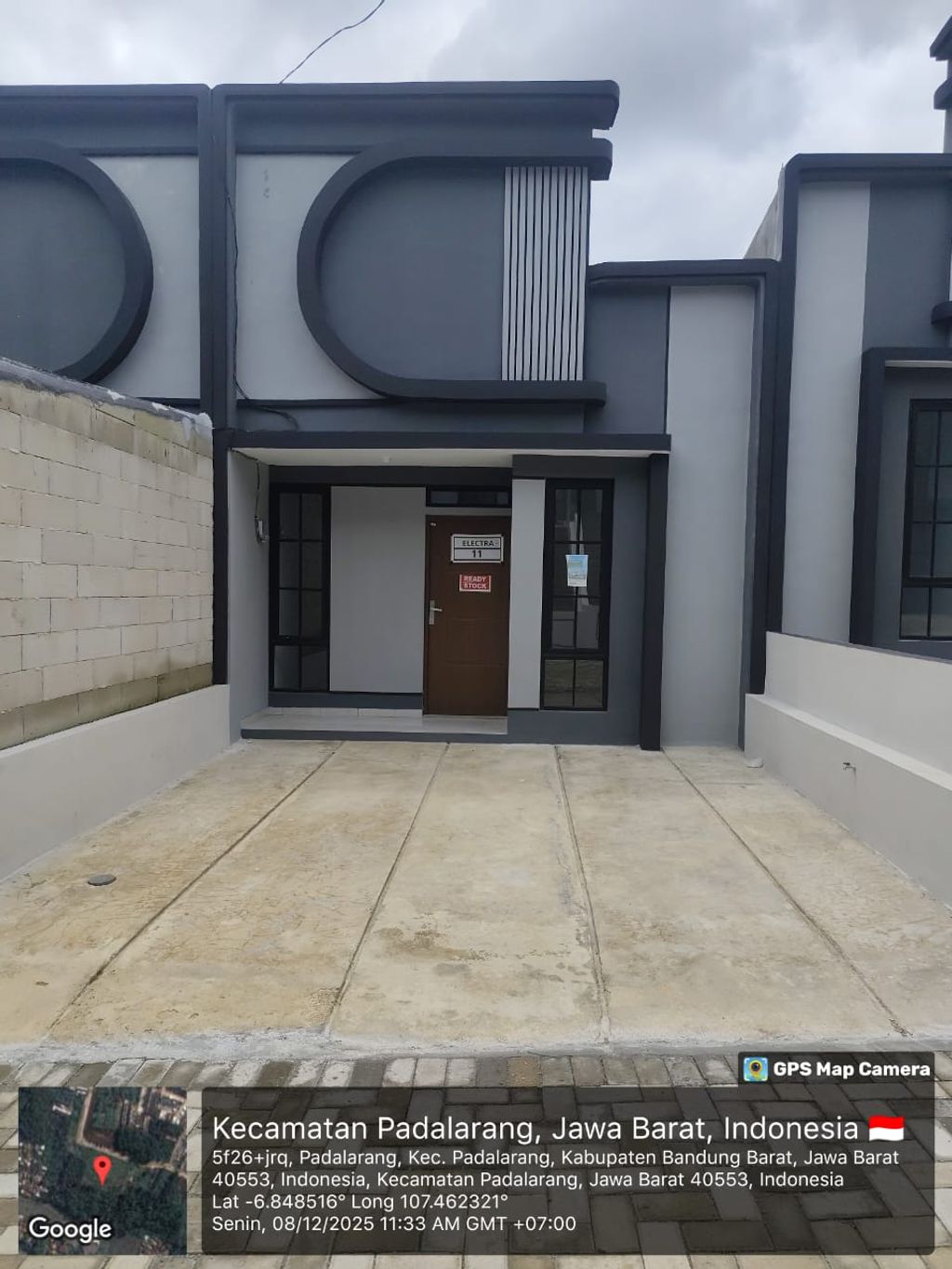 foto tampak rumah tipe 30 1 Lantai Landed (331) perumahan G-Land Padalarang Valley