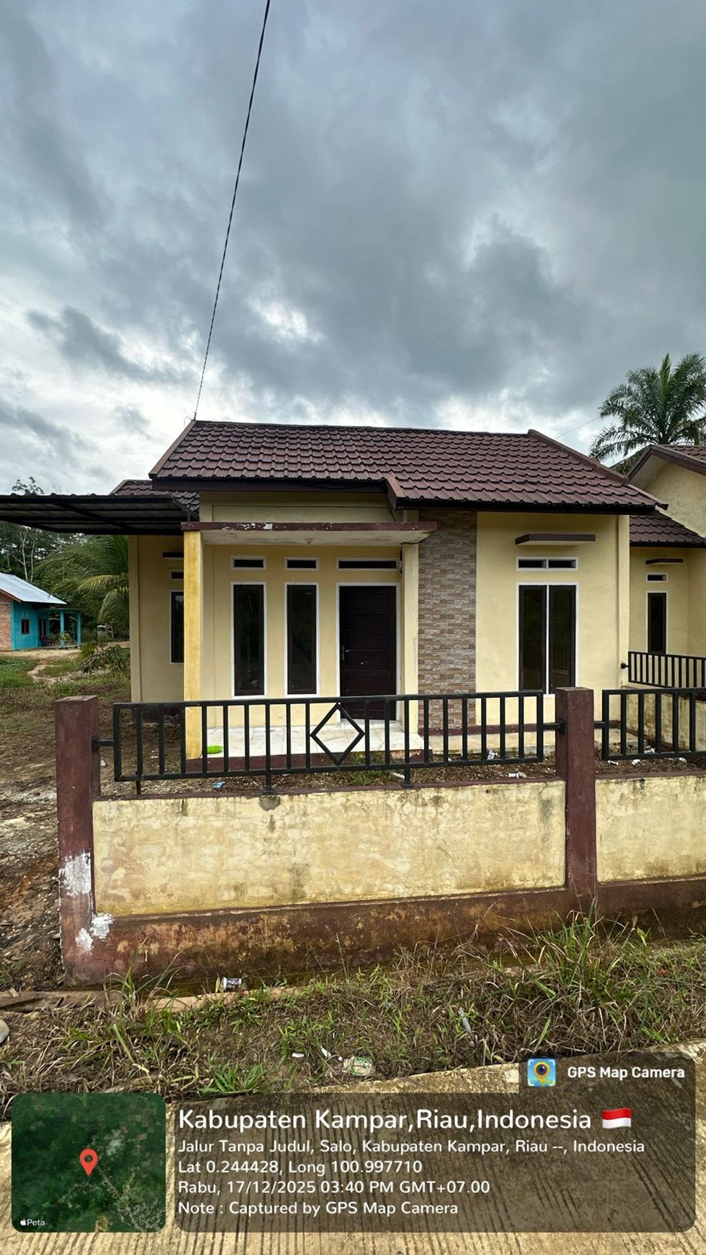 foto tampak rumah tipe 36/108 perumahan AVIRATH RESIDENCE