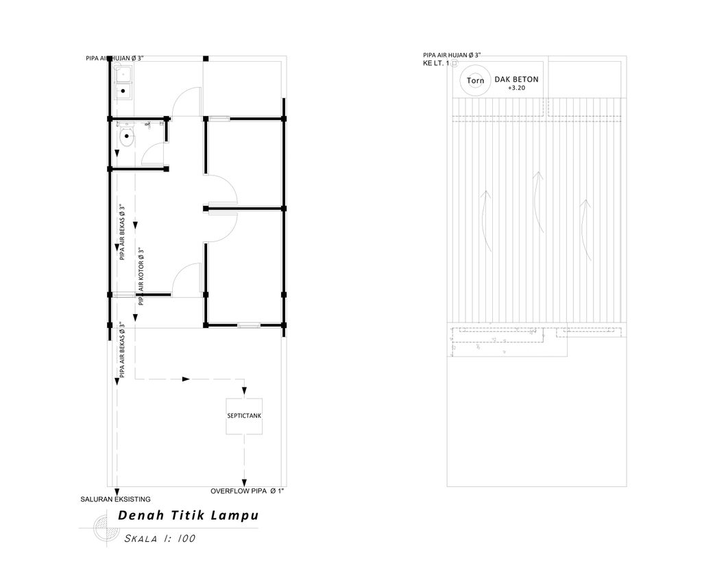 foto denah rumah tipe 30 1 Lantai Landed (331) perumahan G-Land Padalarang Valley