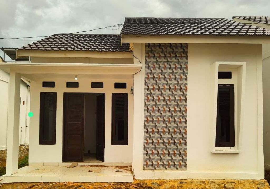 foto tampak rumah tipe 36 perumahan Bumi Dharma Praja