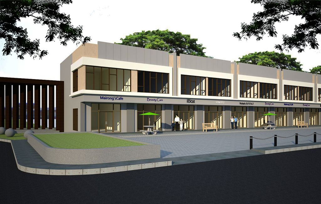 foto tampak rumah tipe Ruko 3 perumahan KSO PURI CEMPAKA