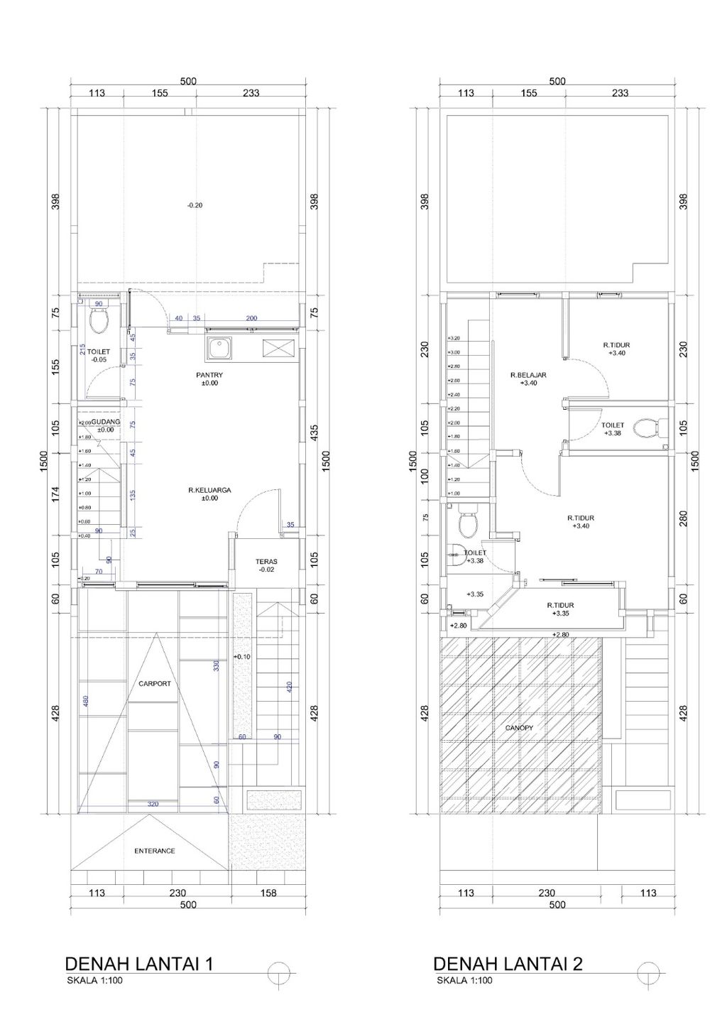 foto denah rumah tipe 70/100 perumahan Bandung City View 2