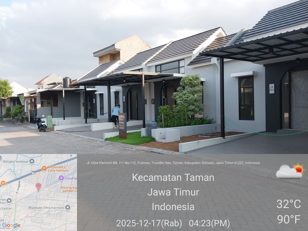 foto posisi tengah perumahan CITRAHARMONI - CLUSTER DE CONCERTO - CHIWALK