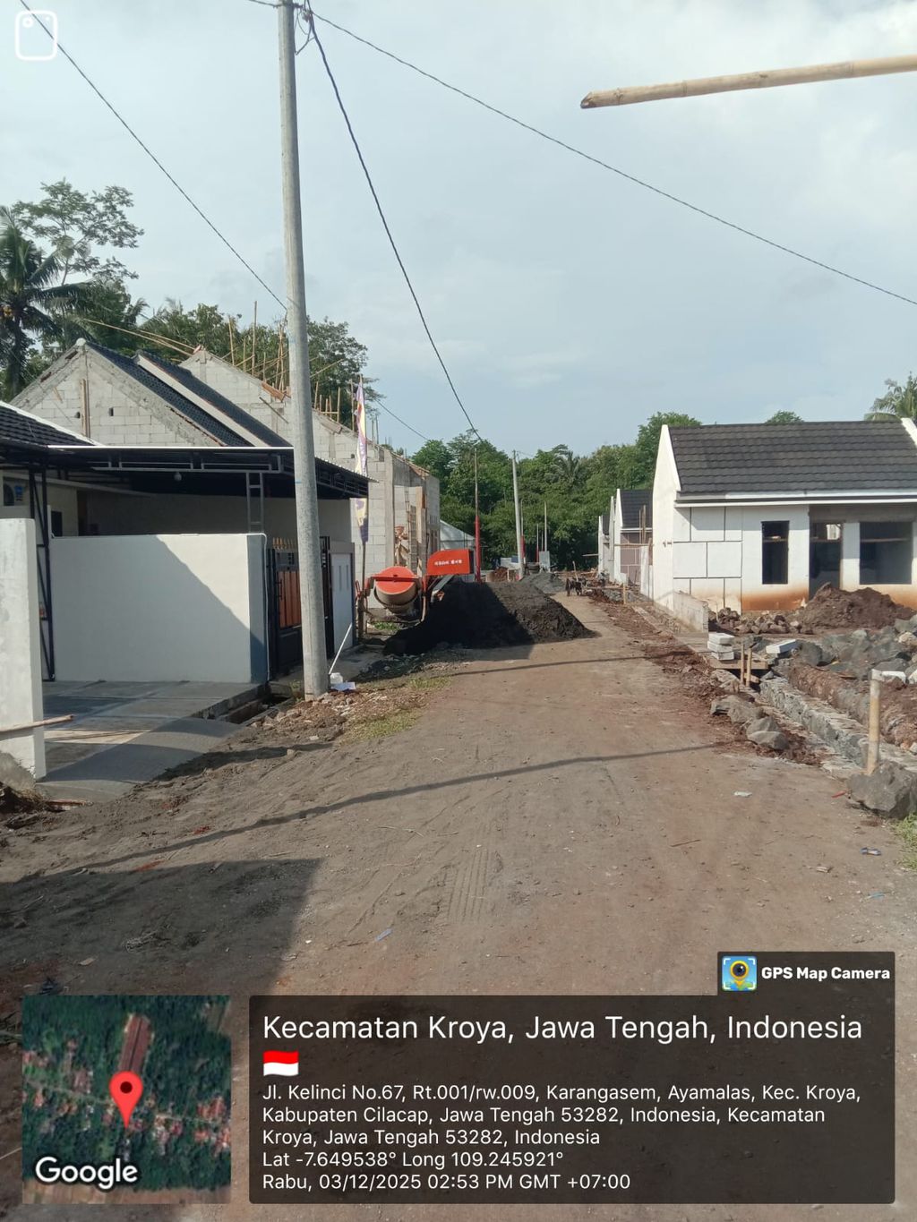 foto posisi tengah perumahan GRAND HARMONI KROYA