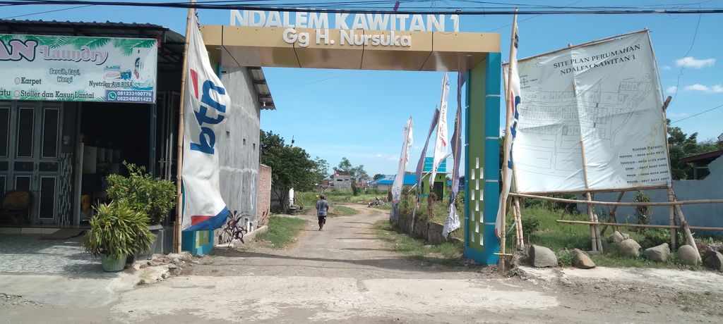 foto gerbang perumahan Ndalem Kawitan 1