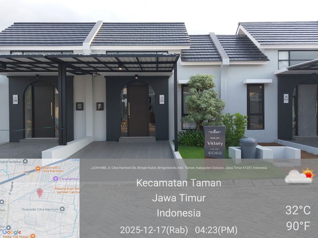 foto contoh rumah perumahan CITRAHARMONI - CLUSTER DE CONCERTO - CHIWALK