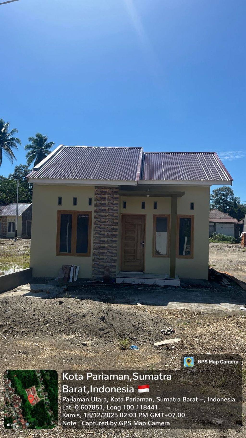 foto contoh rumah perumahan D'NAFA ROYAL GARDEN PAUH