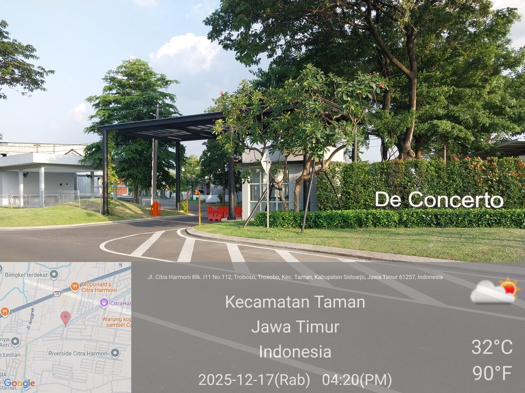 foto gerbang perumahan CITRAHARMONI - CLUSTER DE CONCERTO - CHIWALK