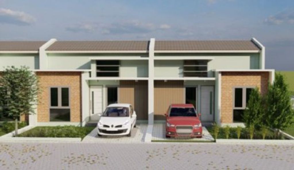 foto tampak rumah tipe 36/84 perumahan Nangka Valley - Cluster Dieng