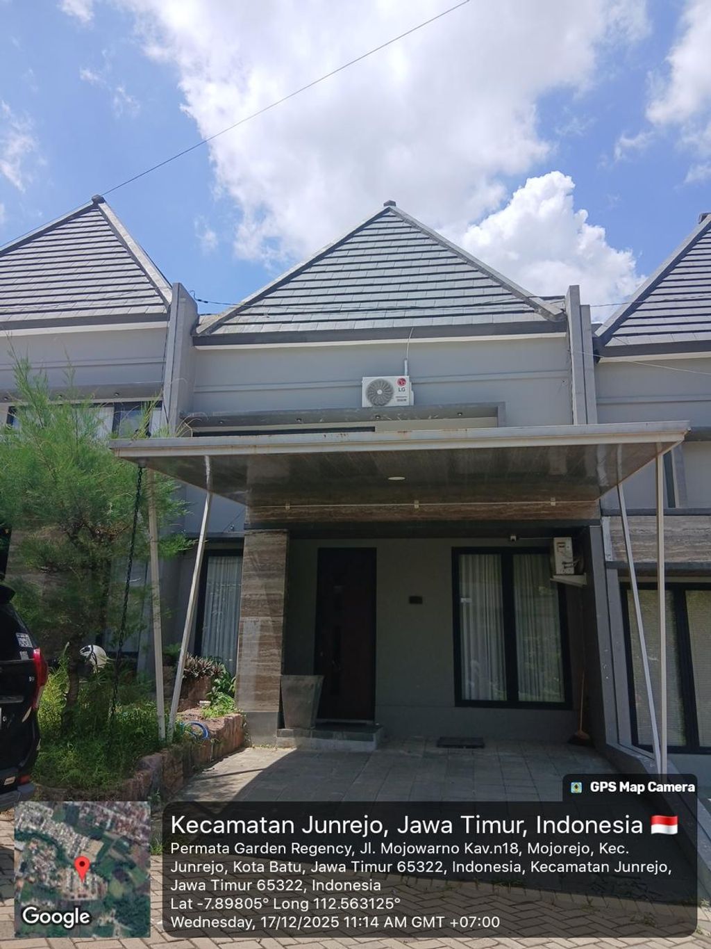 foto tampak rumah tipe N-2 PGR perumahan PERMATA REGENCY TAHAP 2
