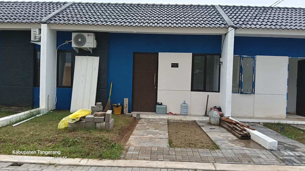 foto tampak rumah tipe ALANA perumahan CLUSTER AMARTHYA