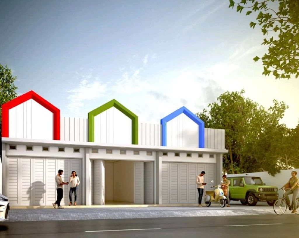 foto tampak rumah tipe Ruko perumahan AKNA TOWN HOUSE