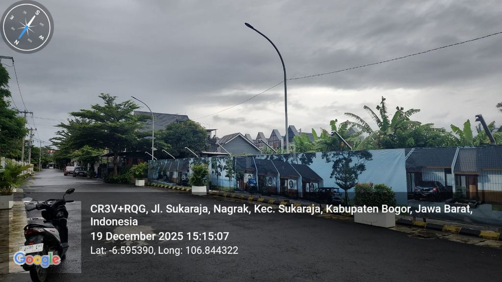 foto posisi tengah perumahan Grand Delima Sentul