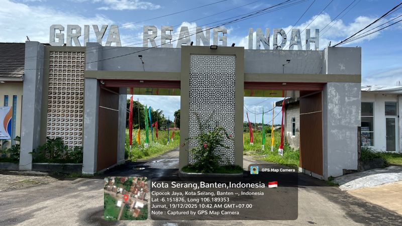 foto gerbang perumahan GRIYA REANG INDAH