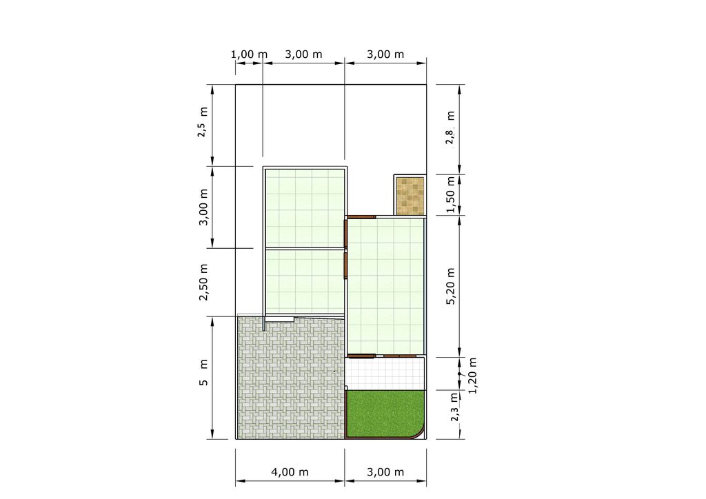 foto denah rumah tipe 36 perumahan AMARAJA RESIDENCE 2