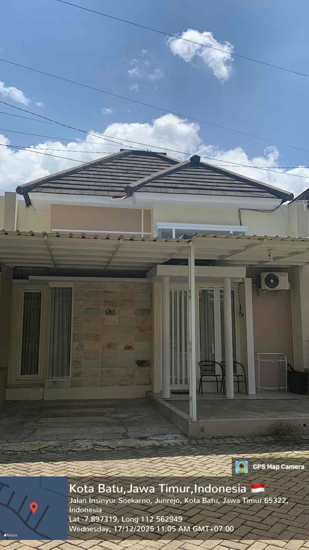 foto tampak rumah tipe K-10 PGR perumahan PERMATA REGENCY TAHAP 2