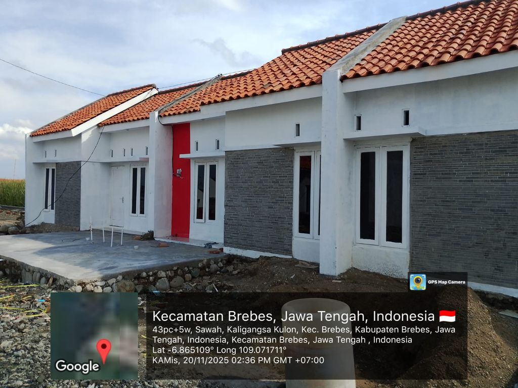 foto tampak rumah tipe 30/60 perumahan GRIYA AJI RESIDENCE KALIGANGSA