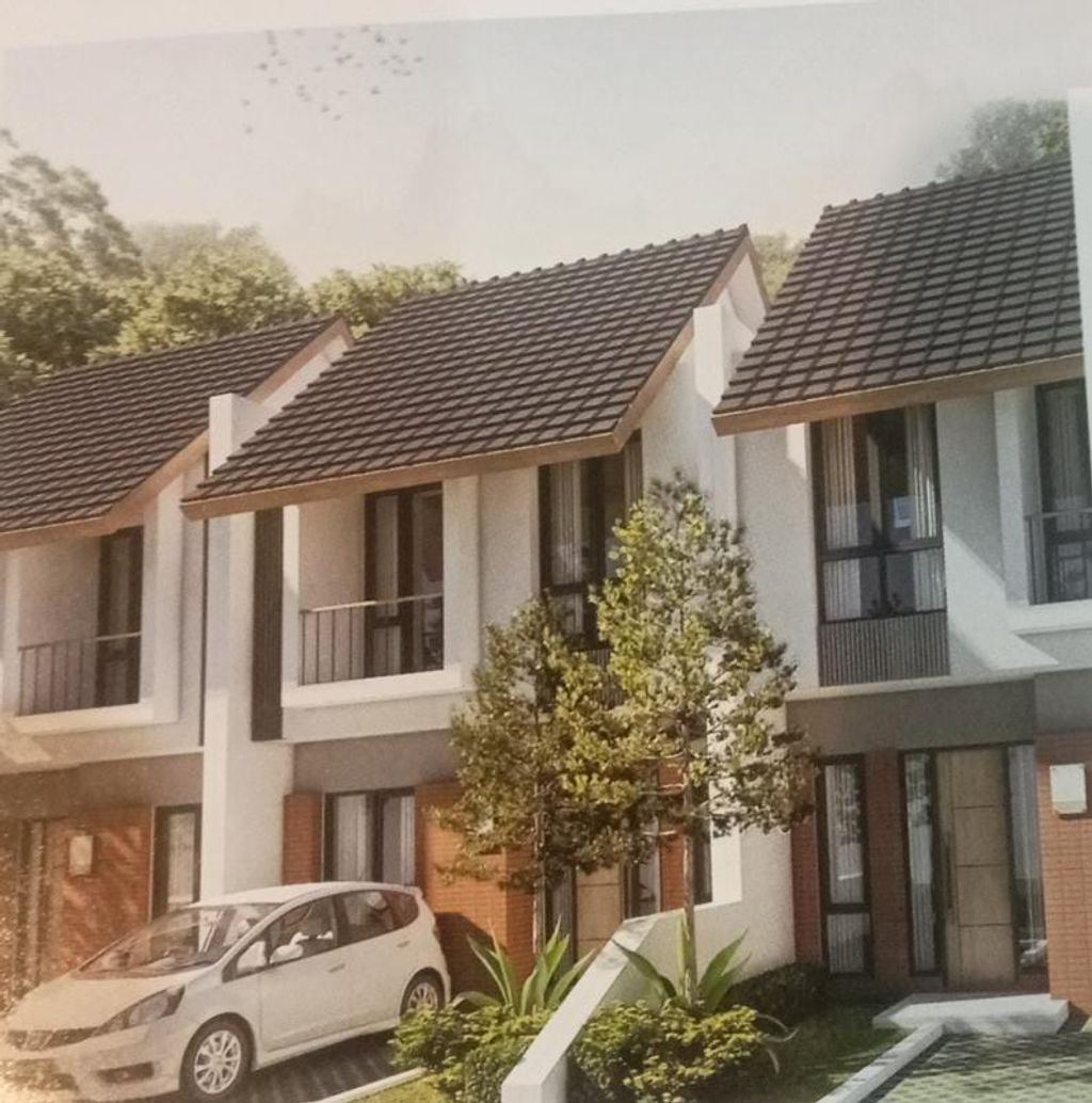 foto tampak rumah tipe SALVIA1 perumahan Garden Residence Tahap 3