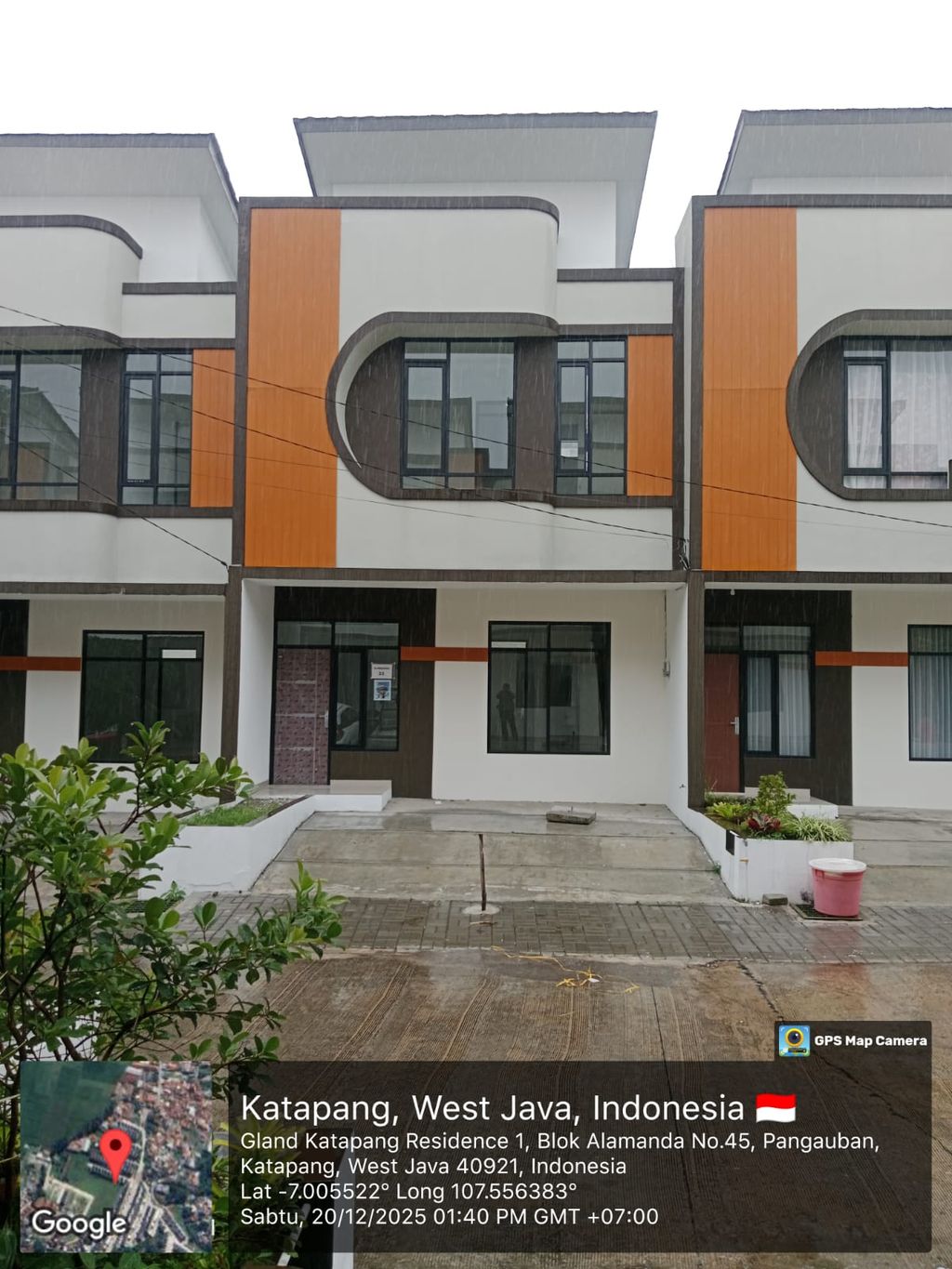 foto tampak rumah tipe 60 Compact 3 Kamar HC (567) perumahan G-Land Katapang Residence 1