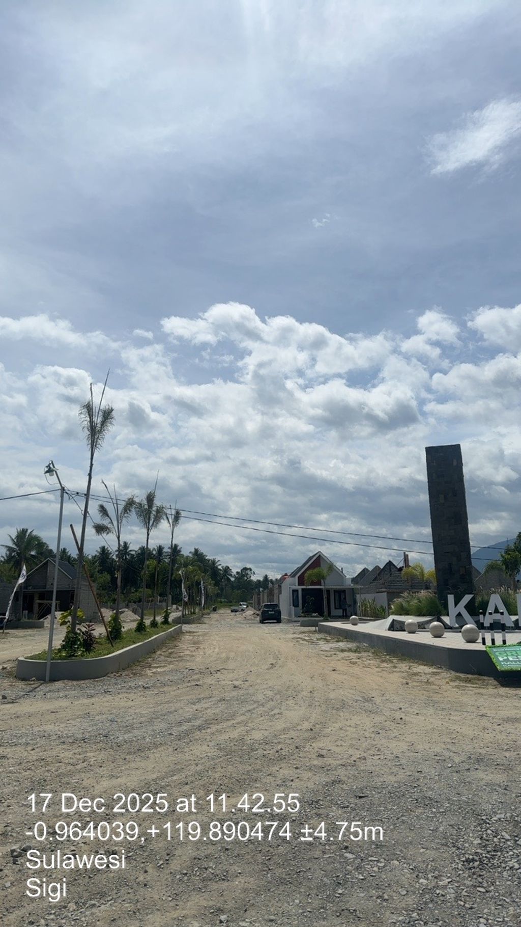 foto gerbang perumahan GREEN PESONA KALUKUBULA 1 TAHAP 1