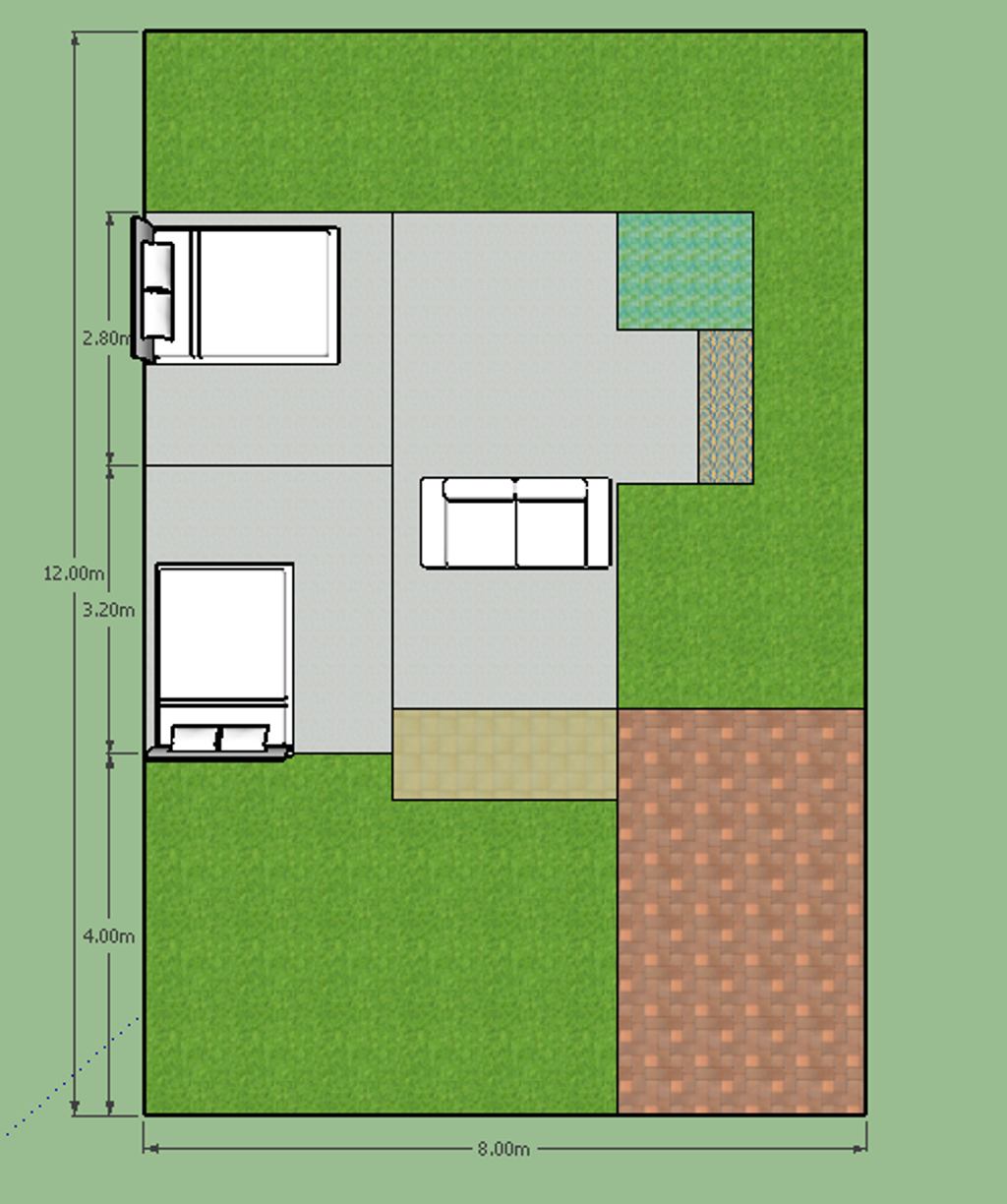 foto denah rumah tipe Rumah 36 Subsidi perumahan Puri Anugrah Persada