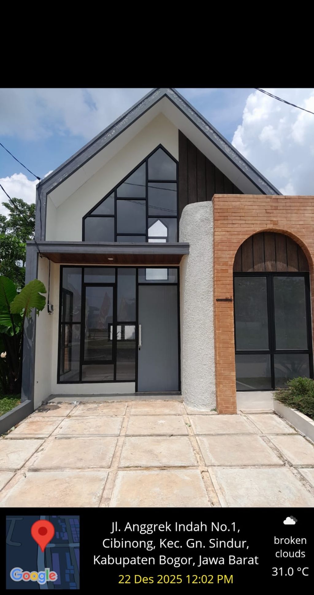 foto denah rumah tipe Camelia perumahan Bukit Serpong Indah