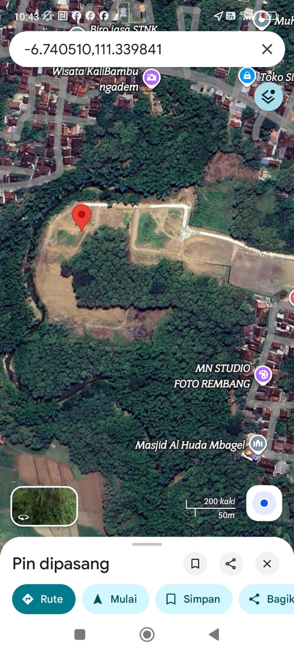 foto denah rumah tipe 32/72 perumahan PERUMAHAN HARMONI GADING PERMAI