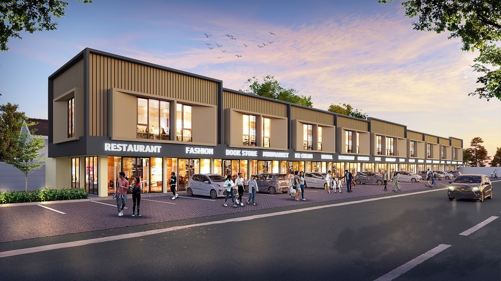 foto tampak rumah tipe RUKO 54/40 525.000.000 perumahan HARMONI PARK RESIDENCE