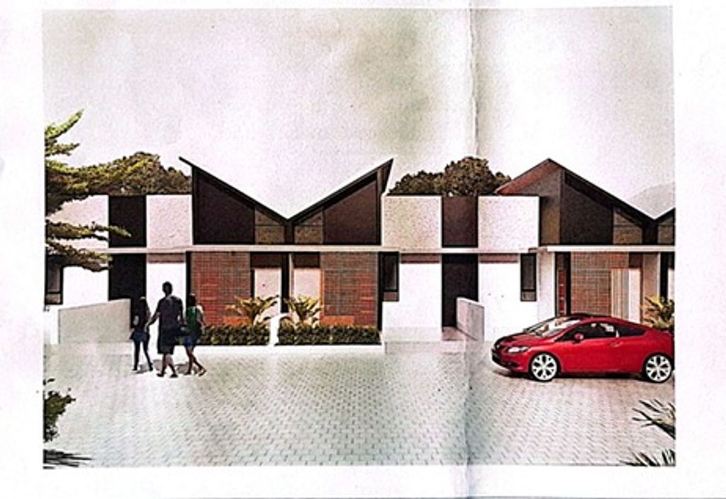 foto tampak rumah tipe 43/60 perumahan Bin Dawood Residence