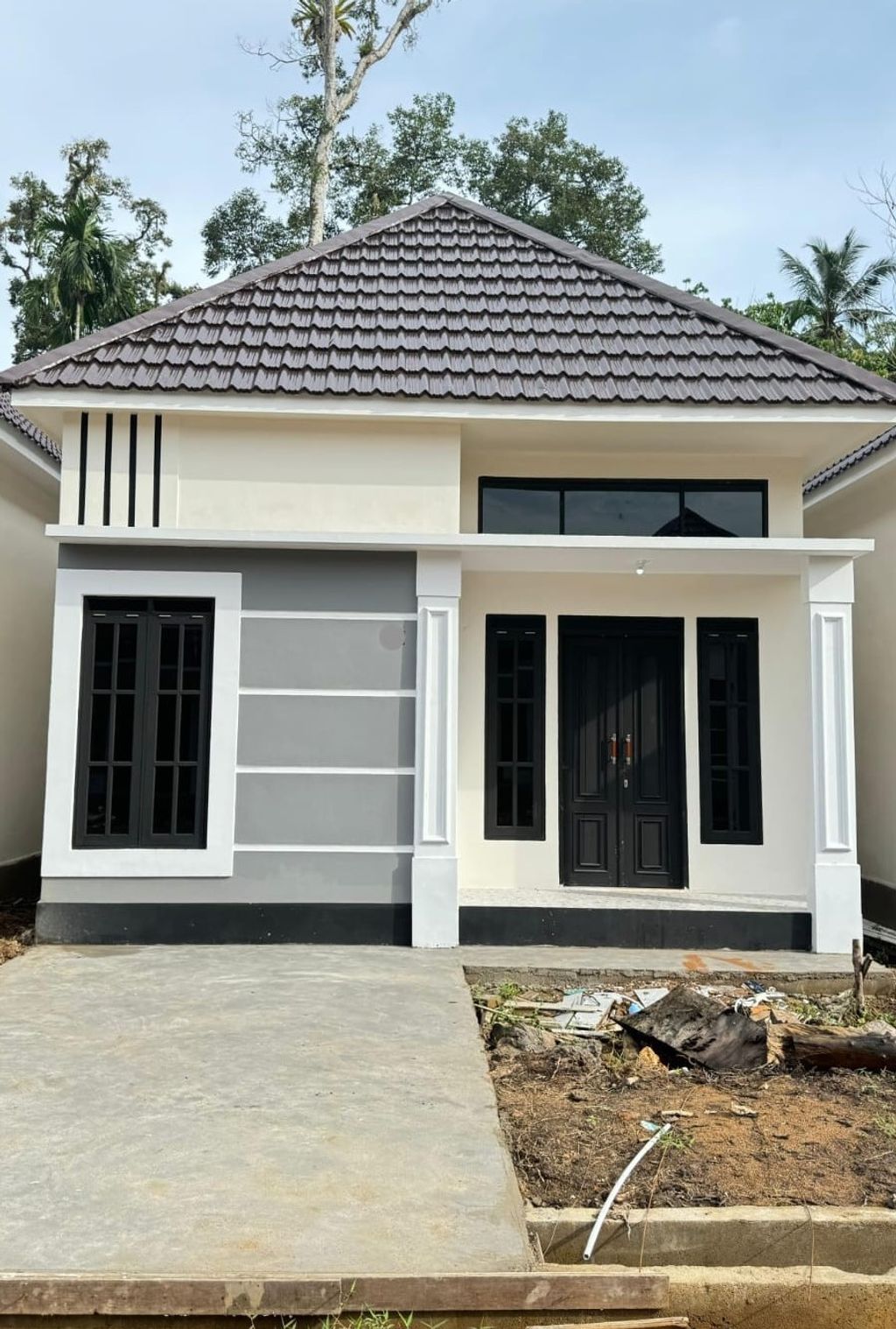 foto tampak rumah tipe 36 perumahan PESONA KARYA HILLS TAHAP 2 BLOK A