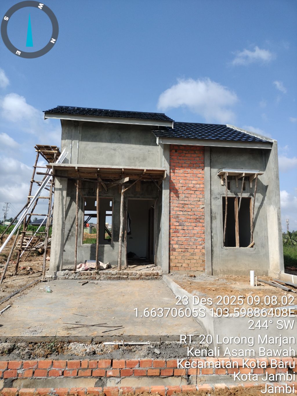 foto contoh rumah perumahan GRIYA PERMATA KENALI