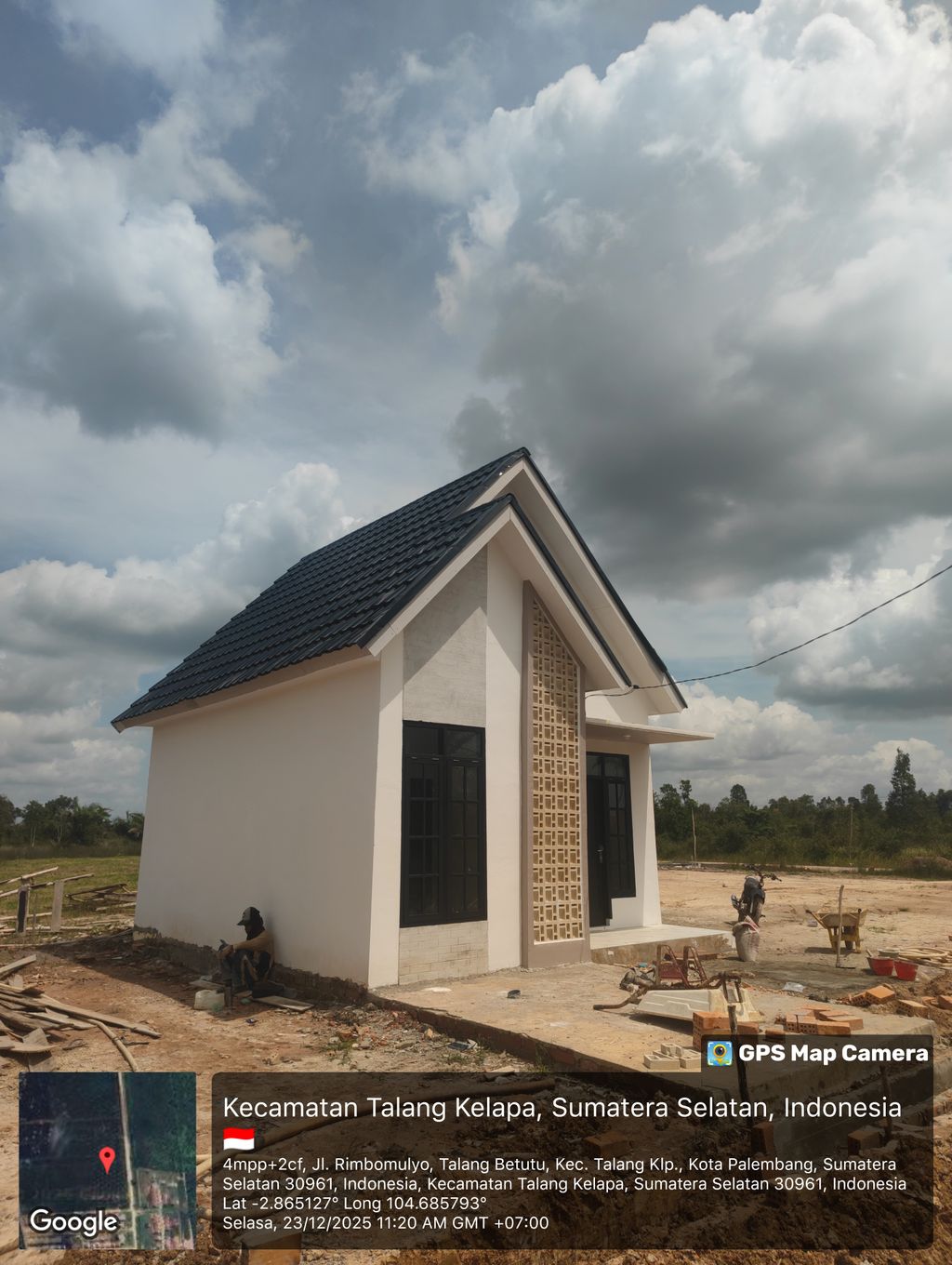 foto posisi tengah perumahan GRAHA GREEN VILLAGE 3