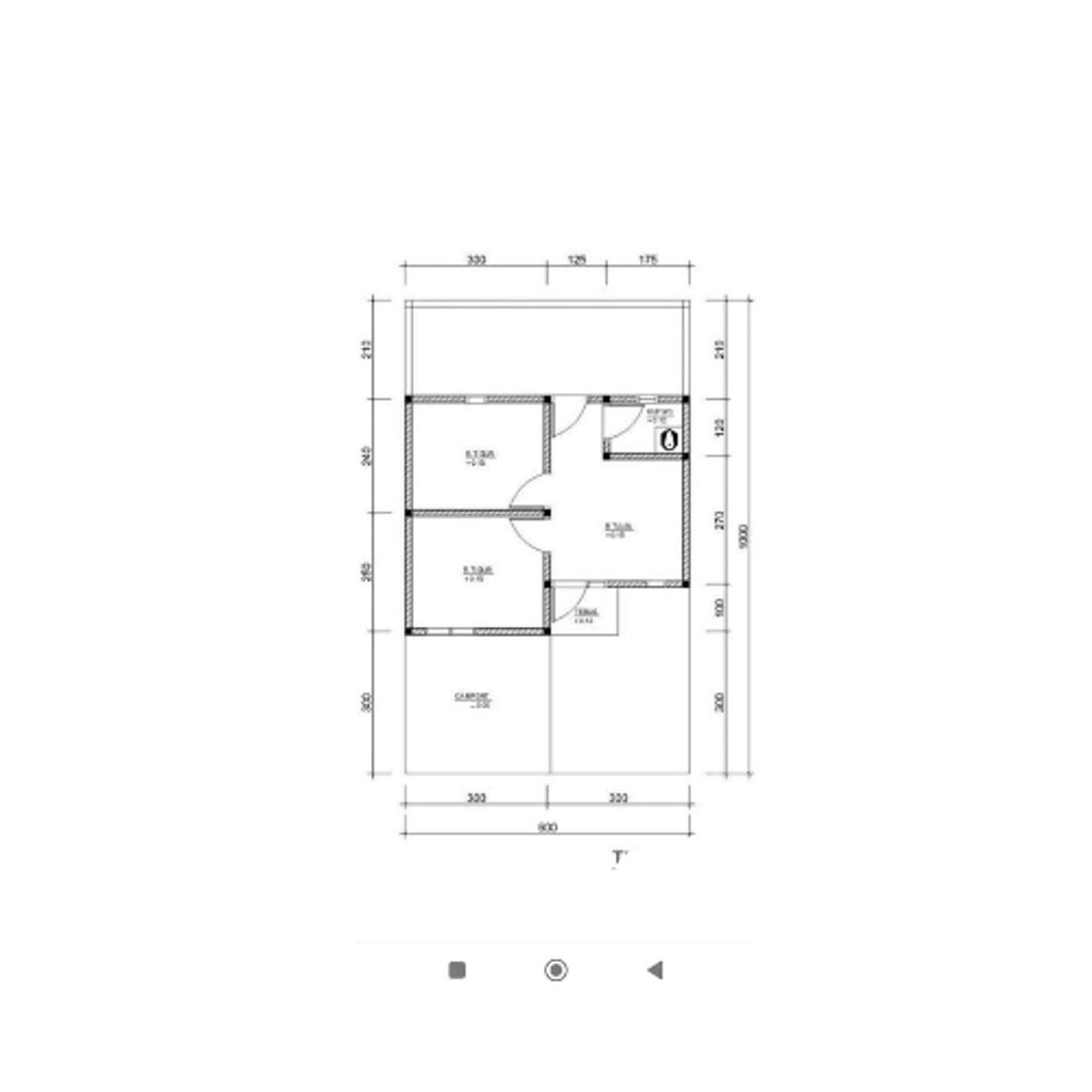 foto denah rumah tipe 30/60 perumahan THE PASURUAN CITY