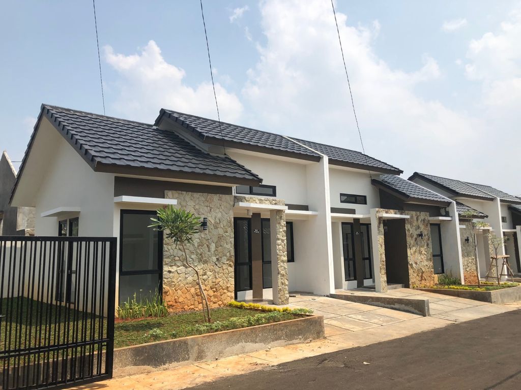 foto tampak rumah tipe 37/144 perumahan SERPONG SURADITA RESIDENCE (TAHAP 2)