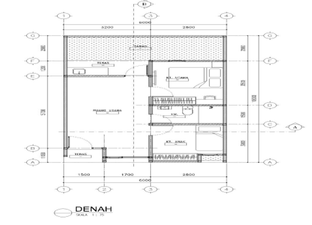 foto denah rumah tipe STANDAR perumahan BATAVIA STRAIT