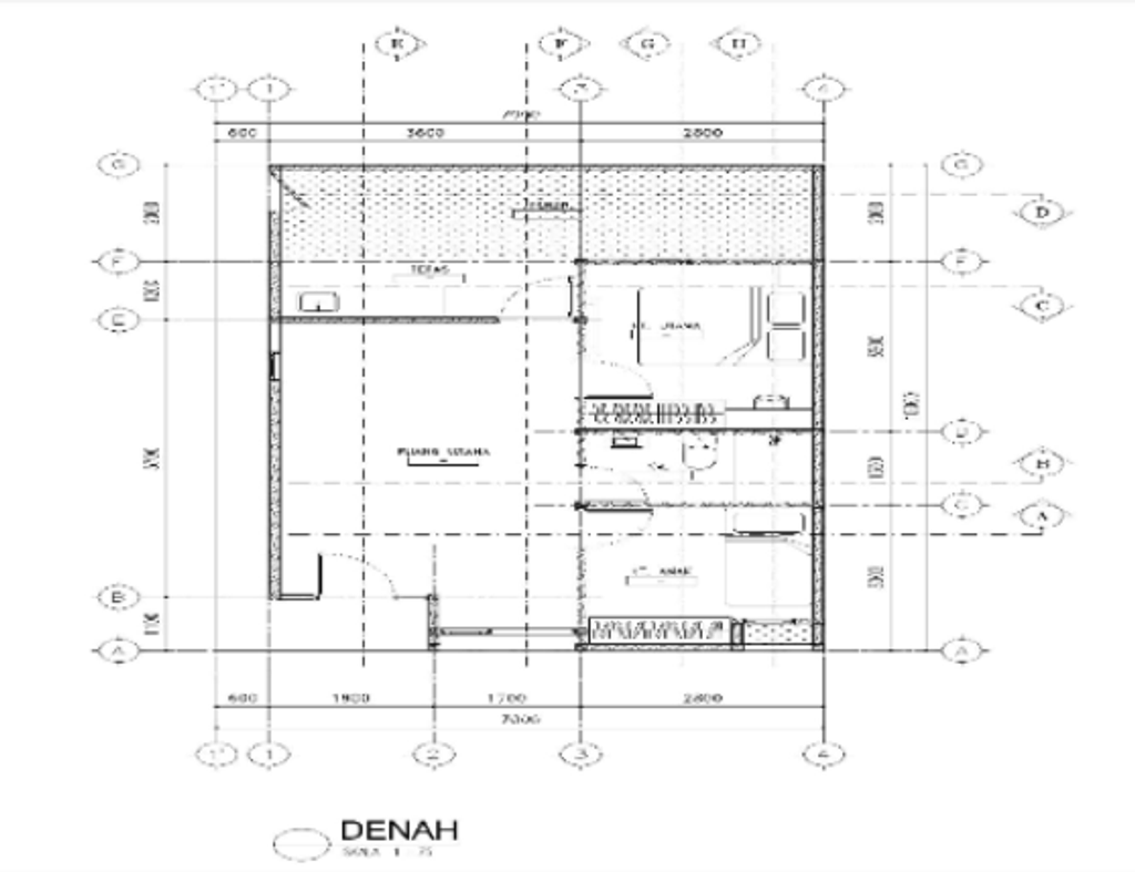 foto denah rumah tipe SUDUT perumahan BATAVIA STRAIT