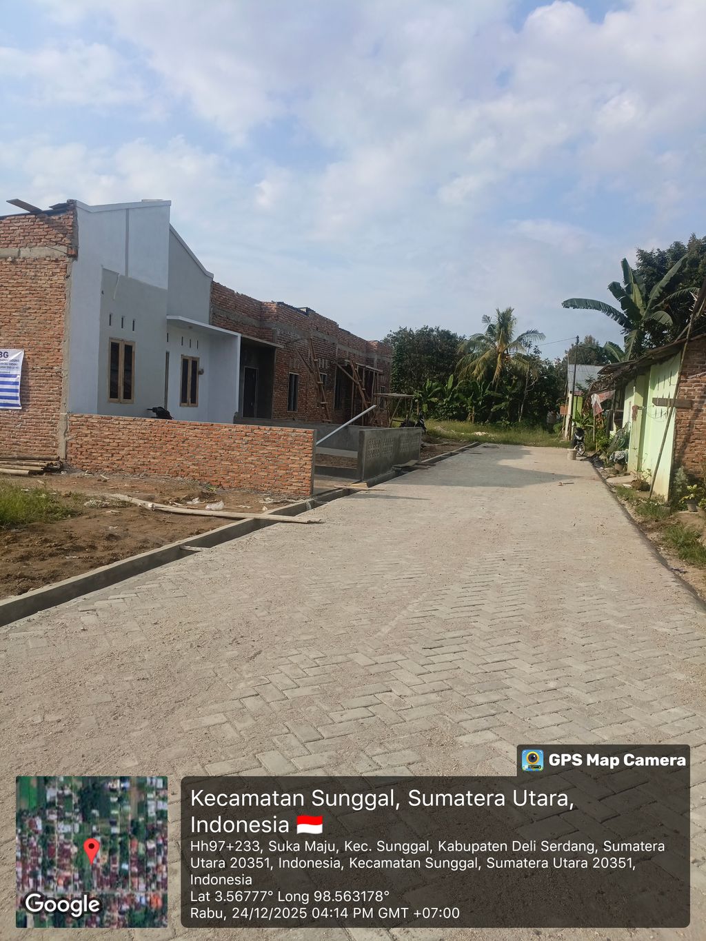 foto posisi tengah perumahan PESONA JATI RESIDENCE