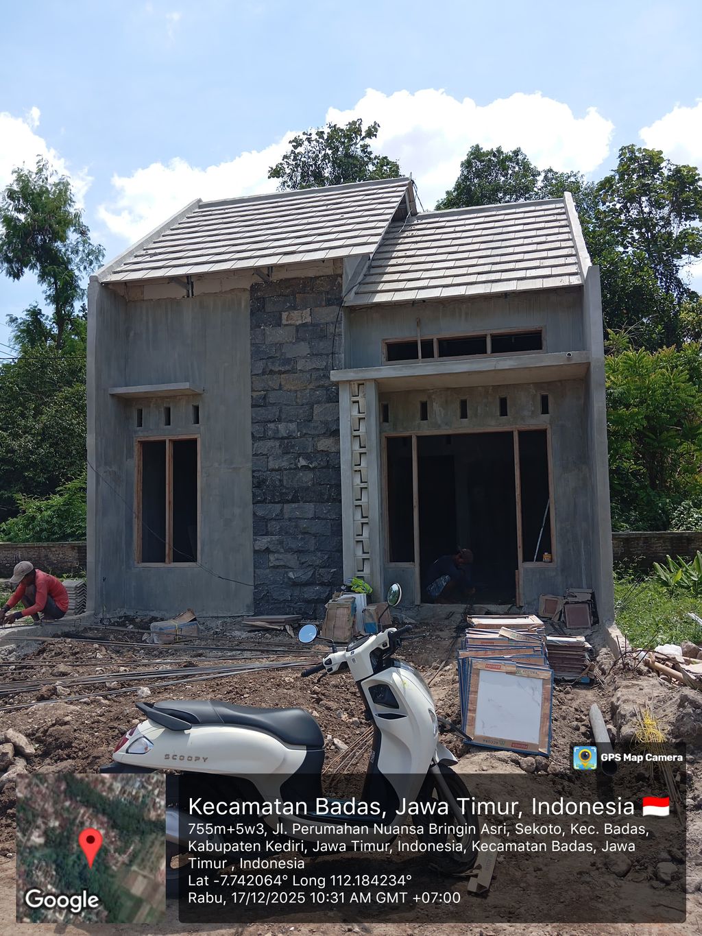 foto posisi tengah perumahan GREEN PARE RESIDENCE 9