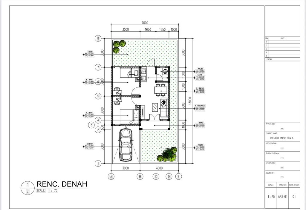 foto denah rumah tipe 36 perumahan RINSU RESIDENCE II