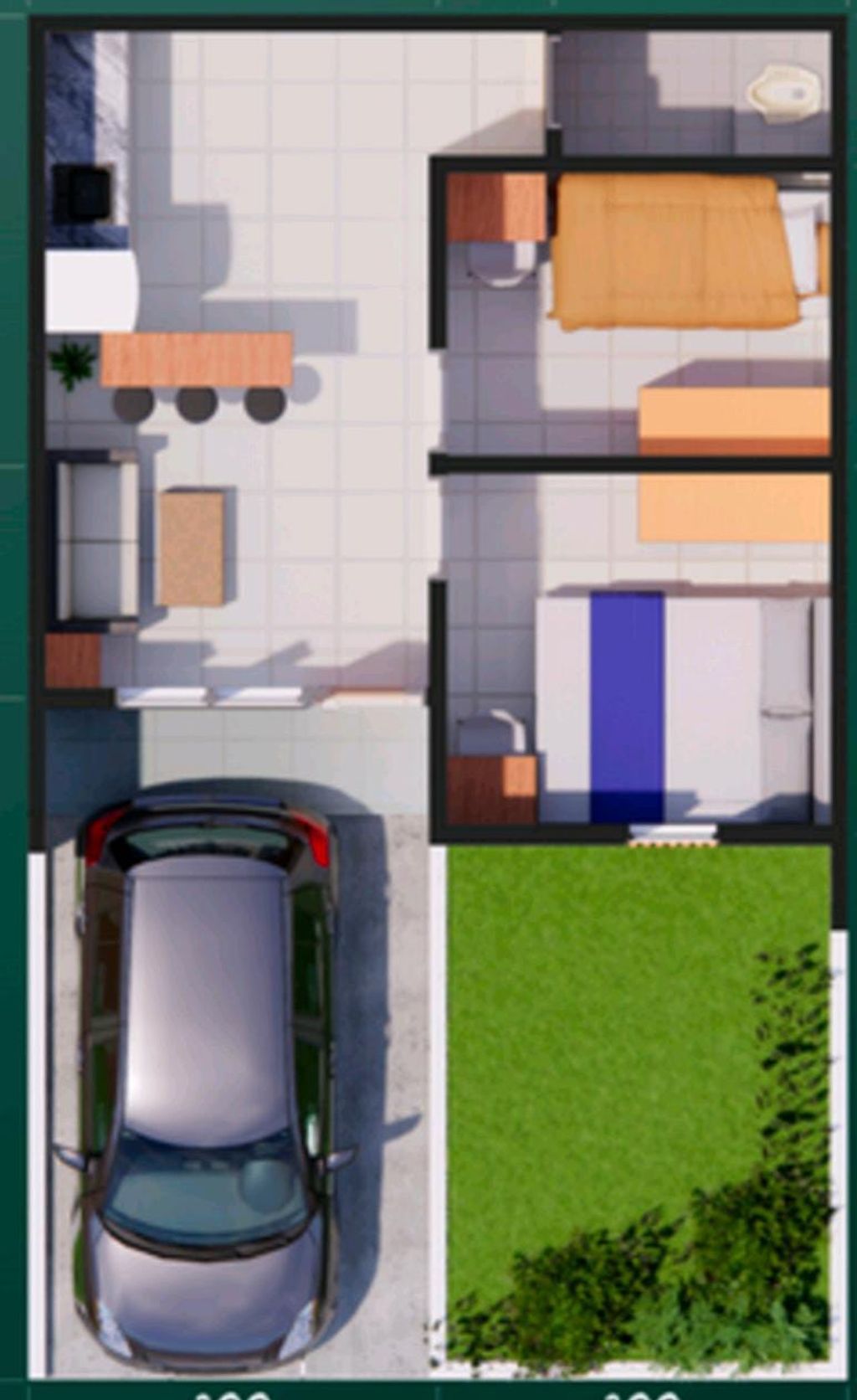 foto denah rumah tipe SUBSIDI PREMIUM perumahan LOGAM BANGUN SETIA-2 TAHAP 3