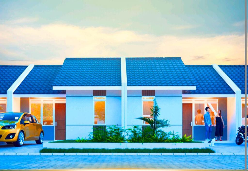 foto tampak rumah tipe SUBSIDI PREMIUM perumahan LOGAM BANGUN SETIA-2 TAHAP 3
