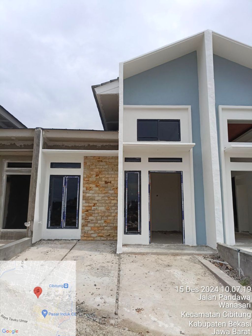 foto tampak rumah tipe 36/65 perumahan GRAND HARSA RESIDENCE