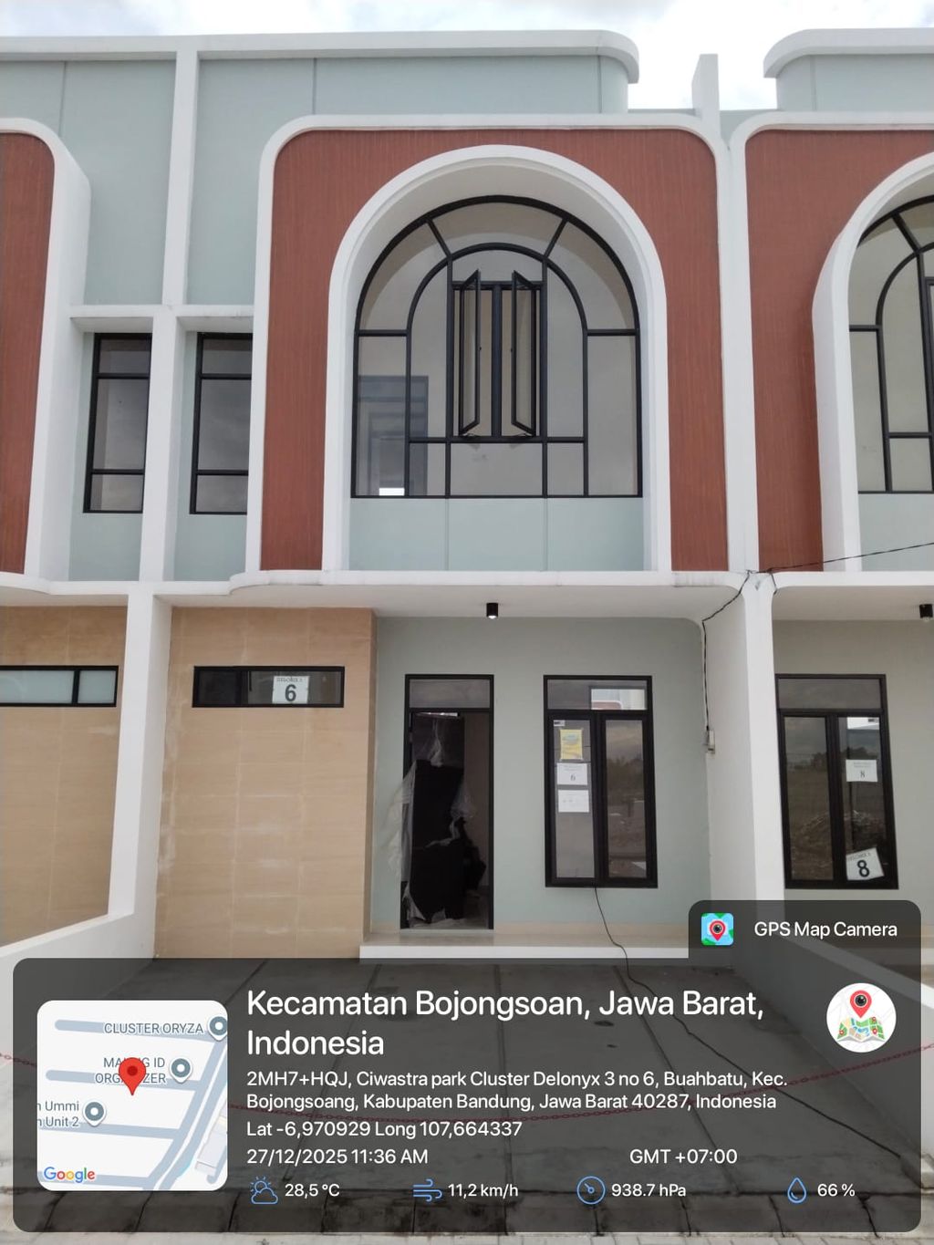 foto tampak rumah tipe 51 Compact 3 Kamar HC (522) perumahan G-Land Ciwastra Park 2