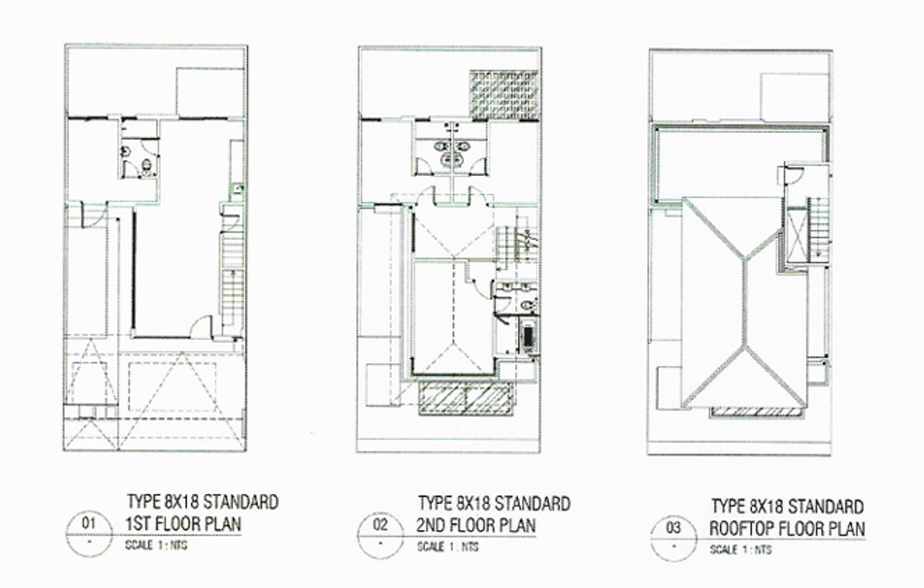 foto denah rumah tipe Tilia I-010 - Portico perumahan Shila At Sawangan
