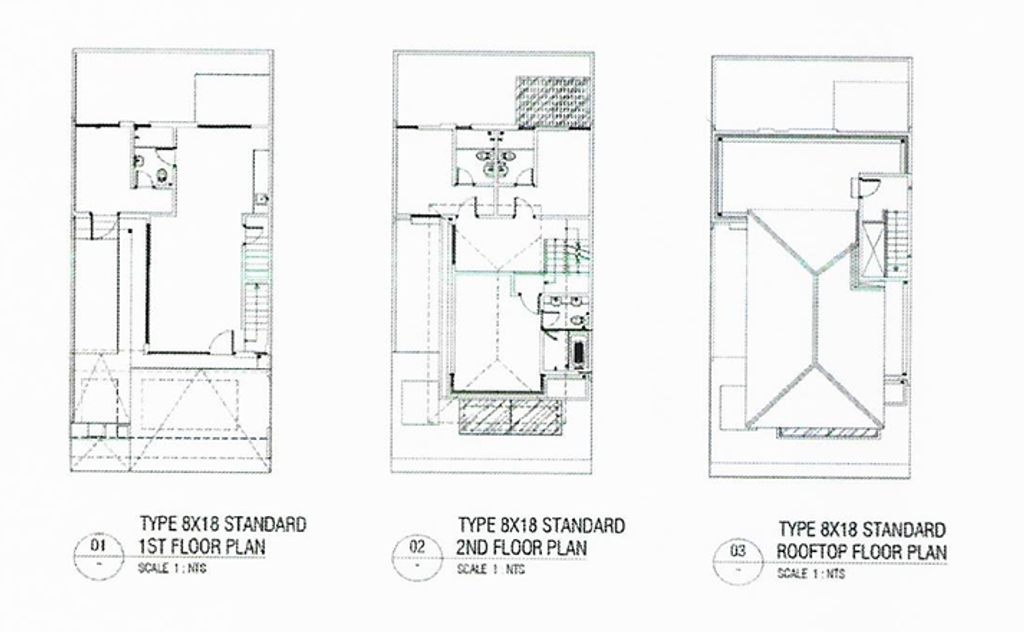 foto denah rumah tipe Tilia H-009 - Portico perumahan Shila At Sawangan